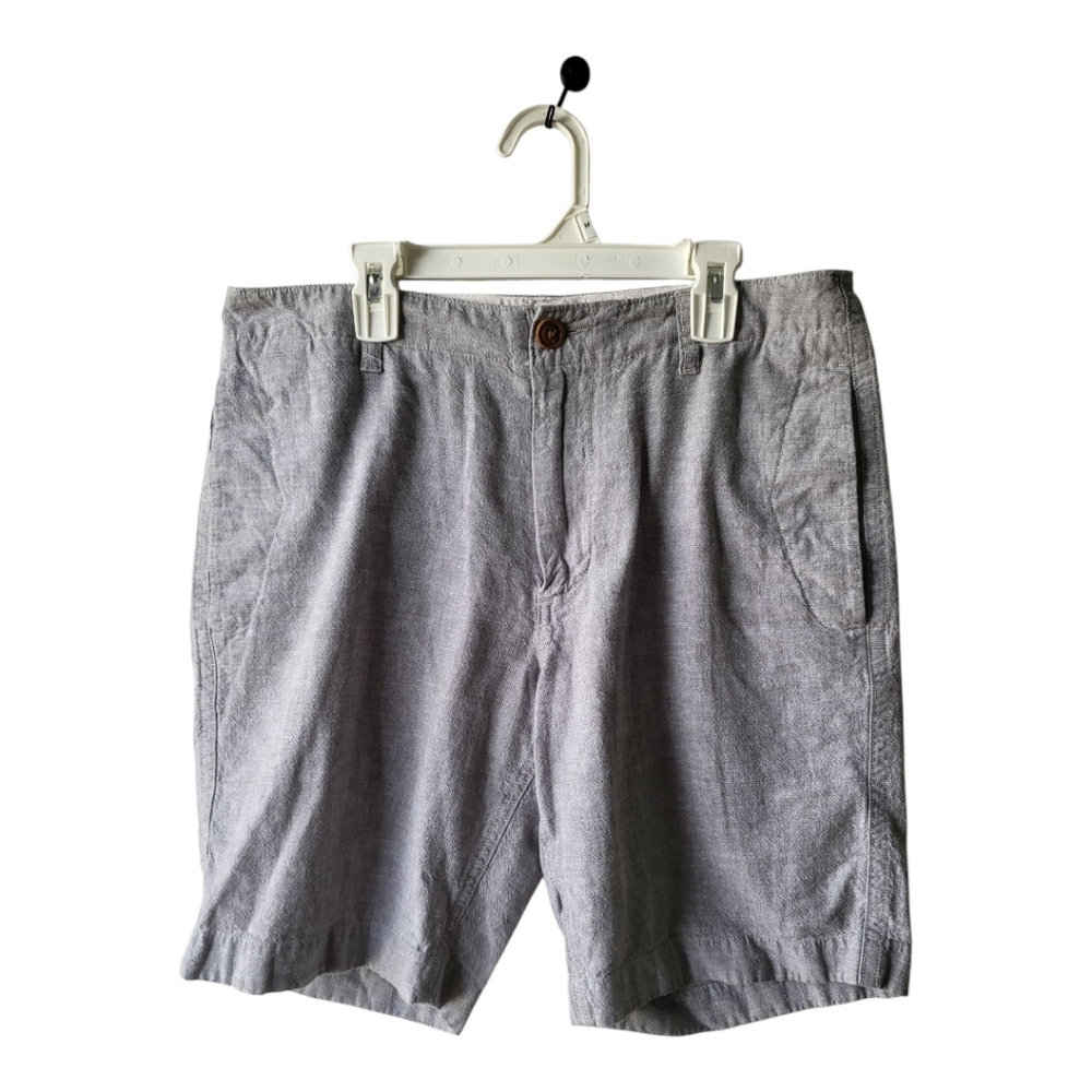 πJ. Crew Linenβ And Cotton Blend Bermuda Shorts Size 31w